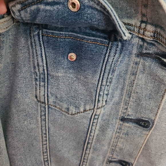 Lane Bryant Cropped Jean Jacket - Picture 3 of 3